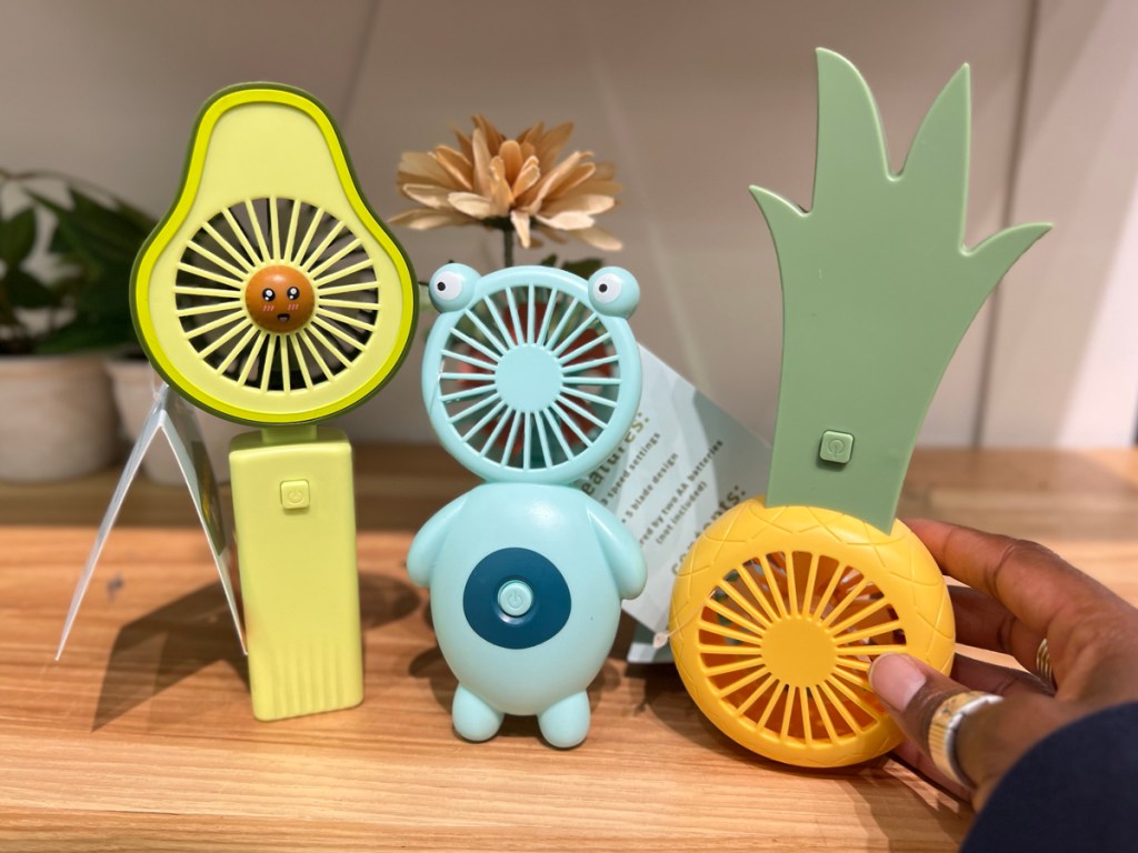 Target Bullseye Playground Novelty Handheld Fans