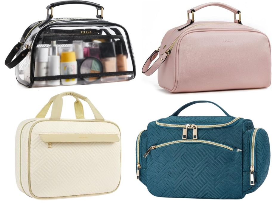 4 Telena Toiletry Bags 