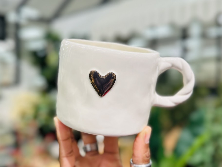 Threshold Valentine's Day Gold Heart Mug