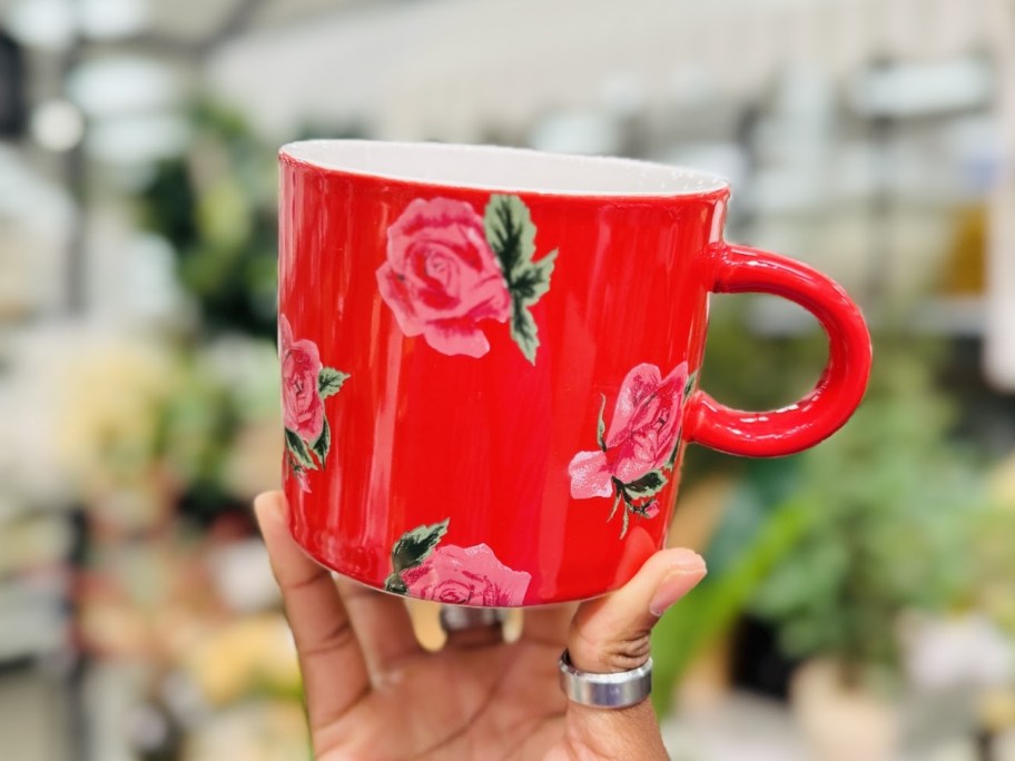 Threshold Valentine's Day Rose Print Mug