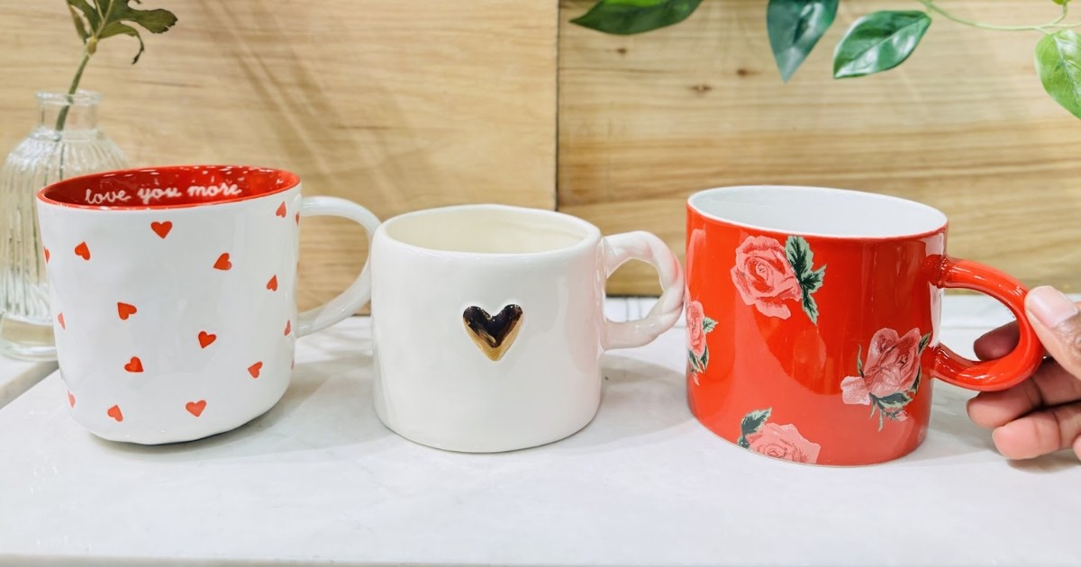 6 Adorable Target Valentine’s Mugs – Only $5 Each! | Hip2Save