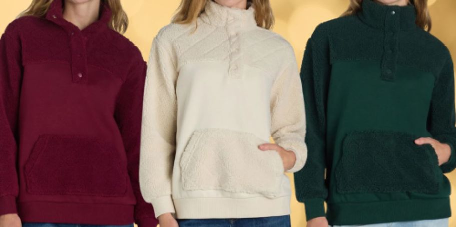 Plush Pullovers UNDER $13 on Walmart.com | 4 Color Choices!