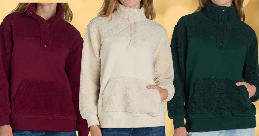 Plush Pullovers UNDER $13 on Walmart.com | 4 Color Choices!