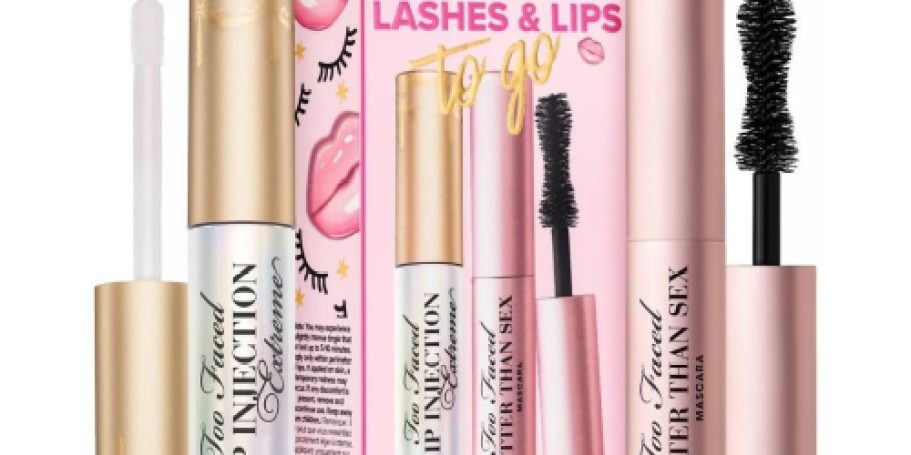 Up to 50% Off Macy’s Beauty Sets | Too Faced Mascara & Lip Plumper Set Just $11.50