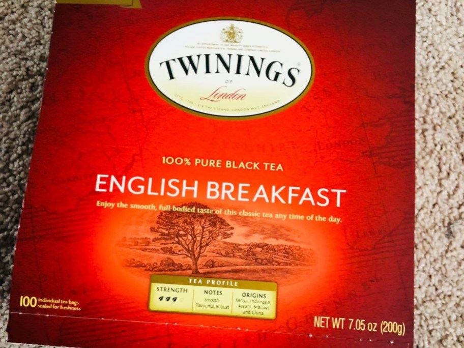 twinings tea english breakfast tea bags 100-count box