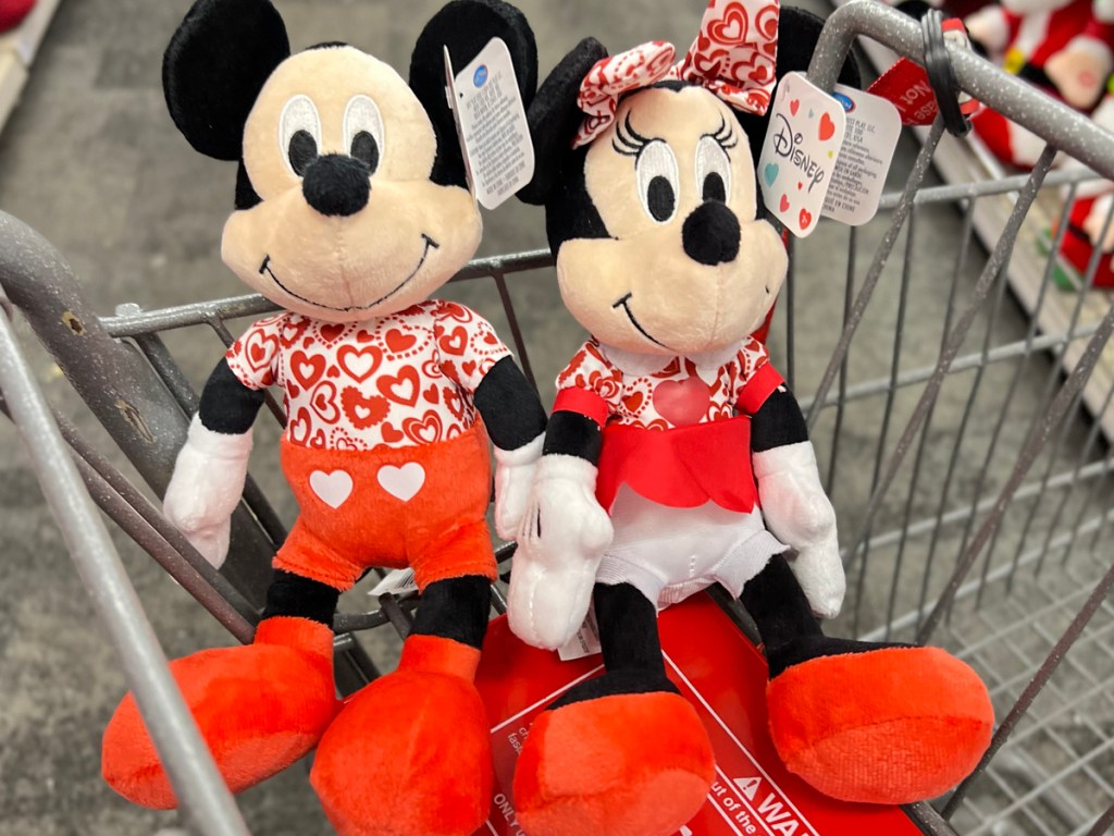 Valentine Disney Mickey and Minnie Plush at CVS