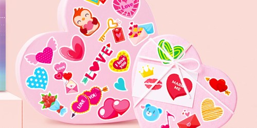 Valentine’s Day Stickers 40-Sheet Pack Only $4.49 on Amazon (Perfect for Classrooms!)
