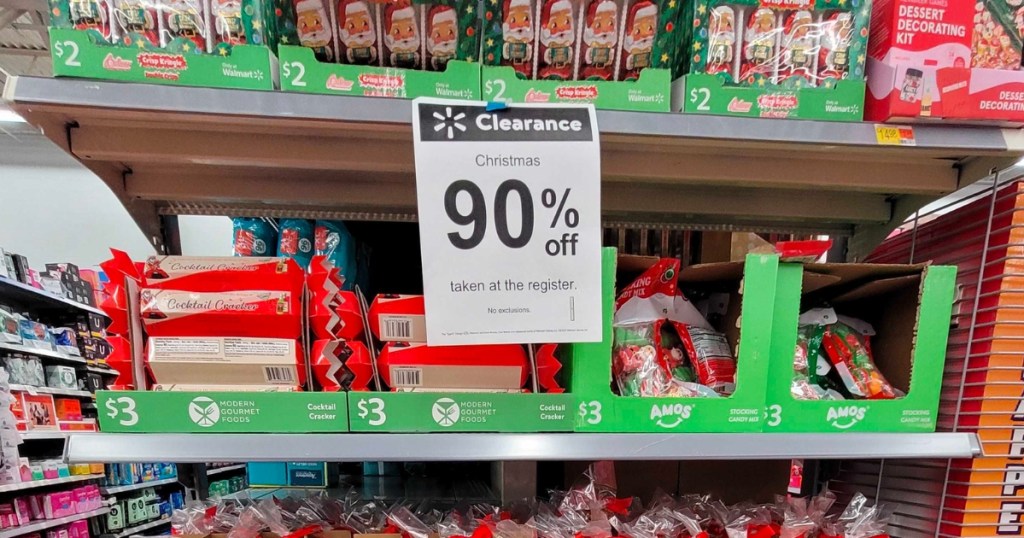 90% off walmart christmas clearance sign in store