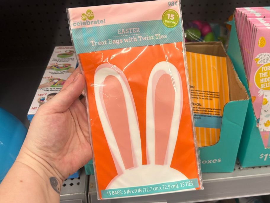 Easter Treat Bags on clearance at Walmart