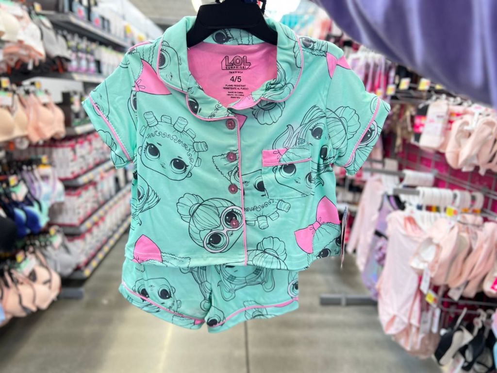 Walmart Girls Pajama Set LOL Surprise
