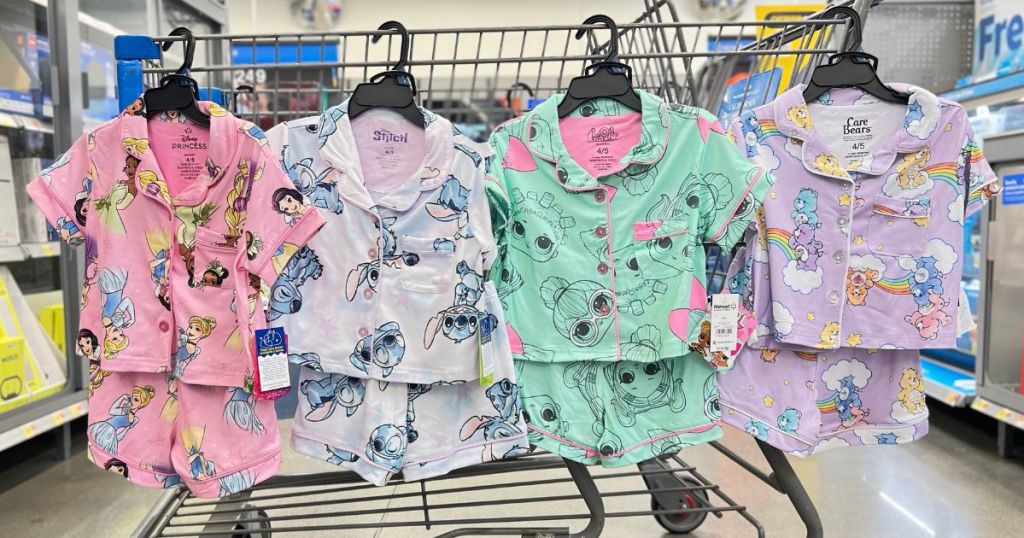 Walmart Girls Pajama Set in store