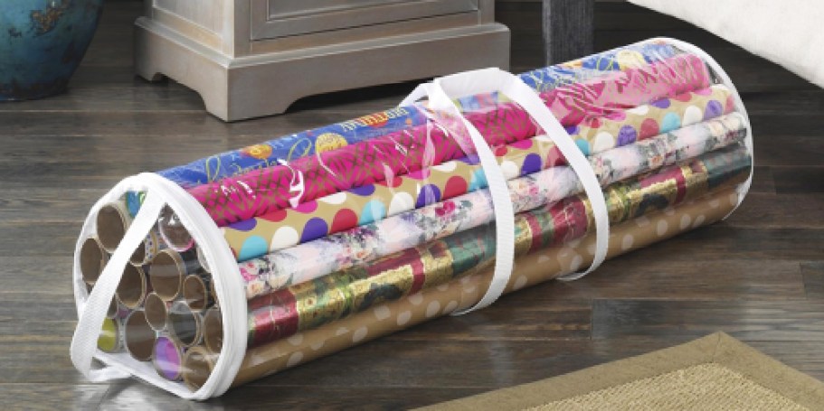 Wrapping Paper Storage Organizer Just $5.99 on Amazon or Target!