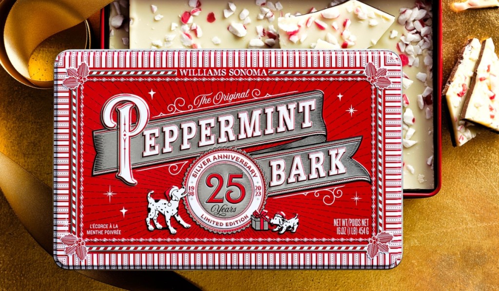 The Original Williams Sonoma Peppermint Bark 1-Pound Tin