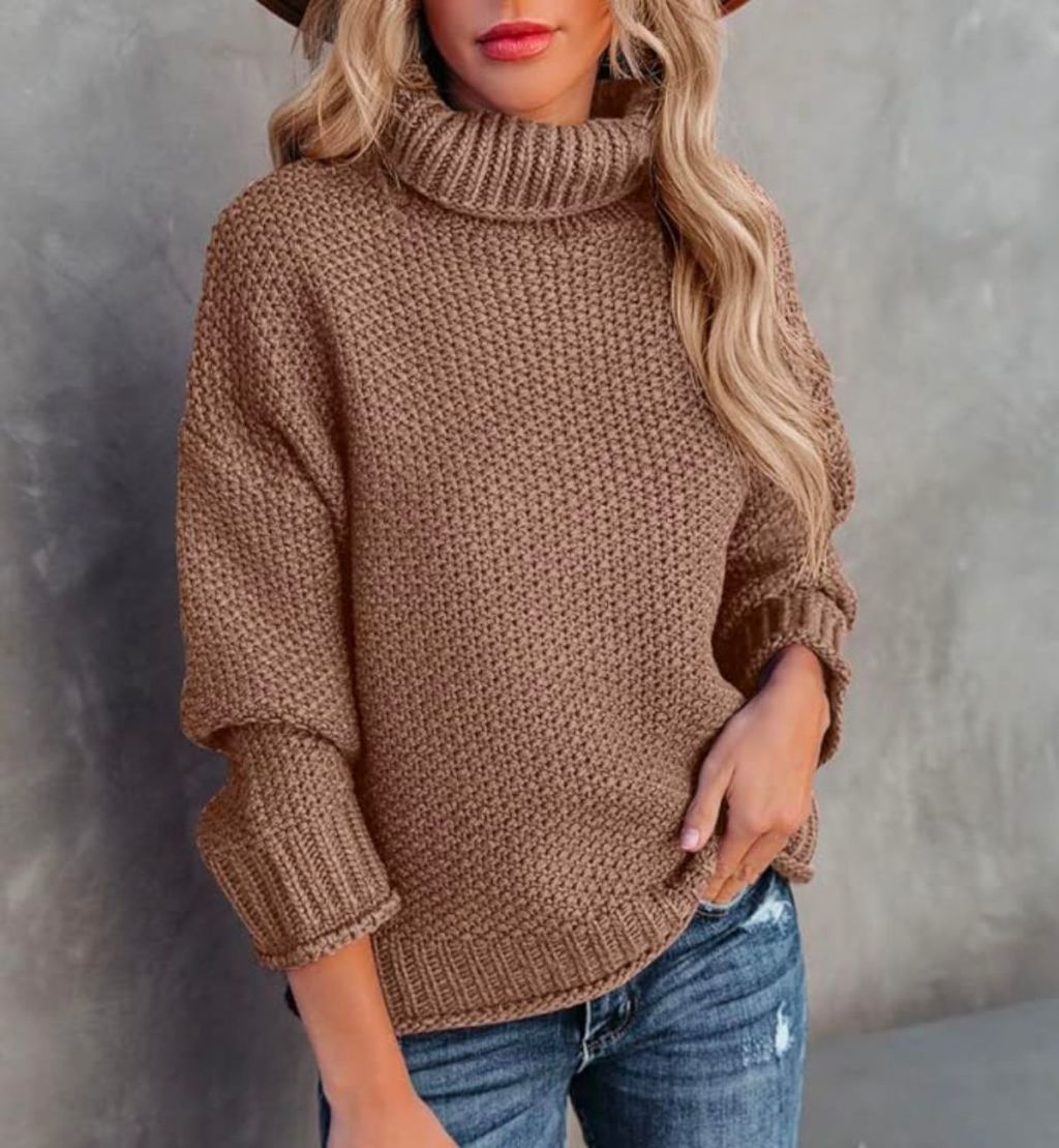 Women’s Chunky Turtleneck Sweater Only  Shipped on Amazon | Hurry, Lightning Deal!