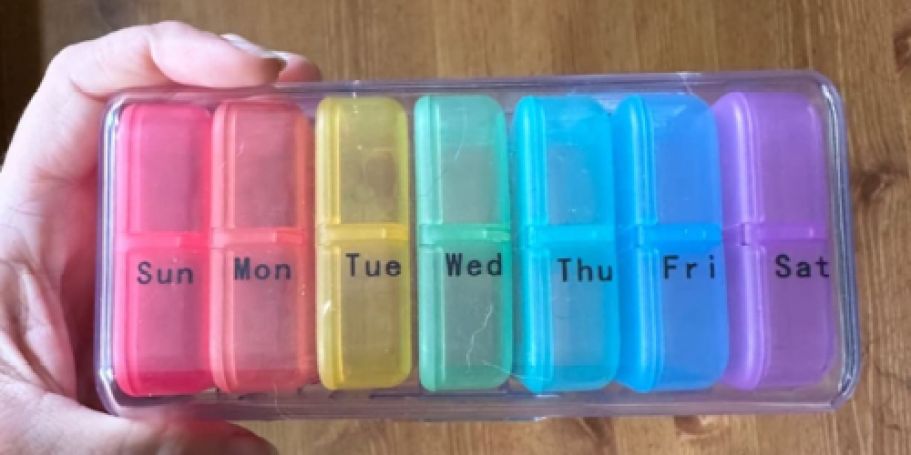 Daily Pill Organizer Just $4 Shipped for Amazon Prime Members (Reg. $10) | Perfect for Travel