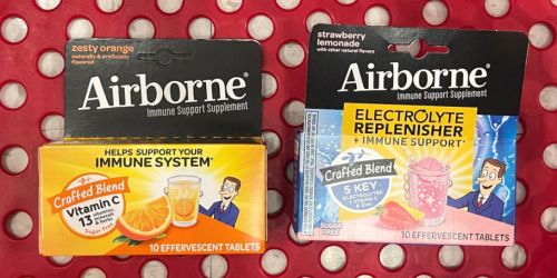 Better Than FREE Airborne Immune Support Supplements After Cash Back at Target (Make Over $2)