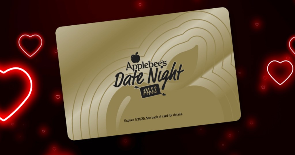 applebees date night pass card