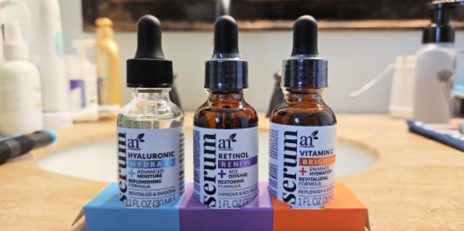 Artnaturals Anti-Aging Serums Set Just $16 Shipped on Amazon | Vitamin C, Retinol, & Hyaluronic Acid