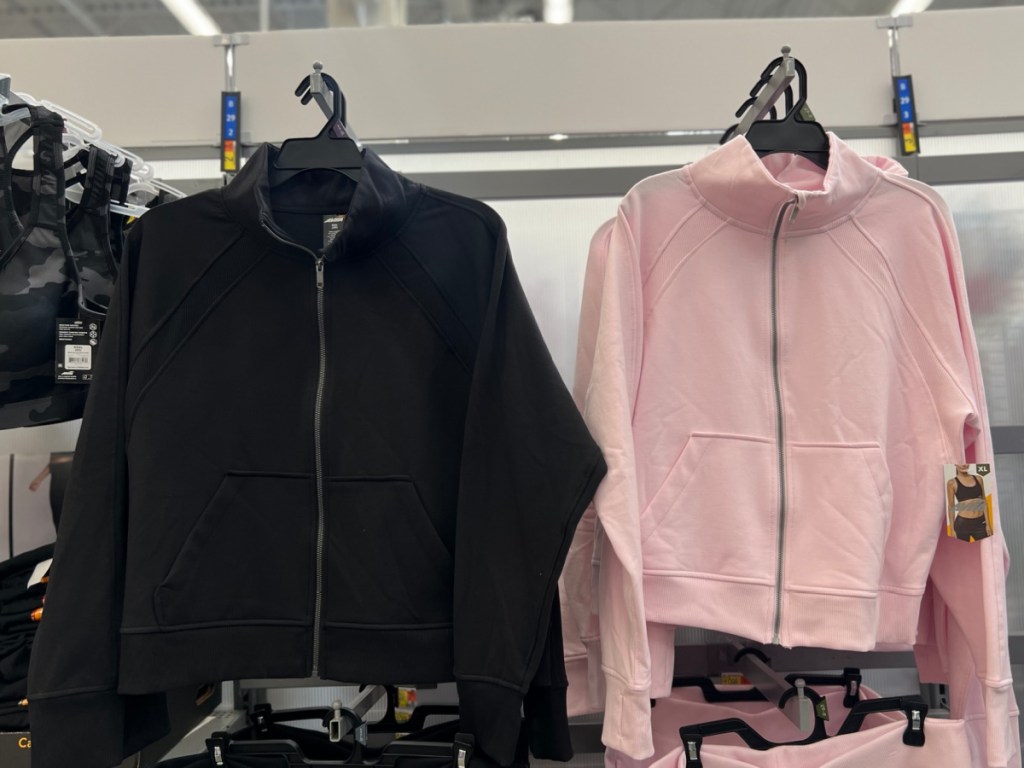 black and pink Lululemon jacket lookalike at walmart