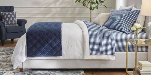 Up to 75% Off Cotton Flannel Sheet Sets on HomeDepot.com (Starting at $16.89 Shipped!)