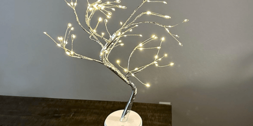 Bonsai Tree Light w/ Touch Switch Only $10.99 on Amazon (USB or Battery Powered)
