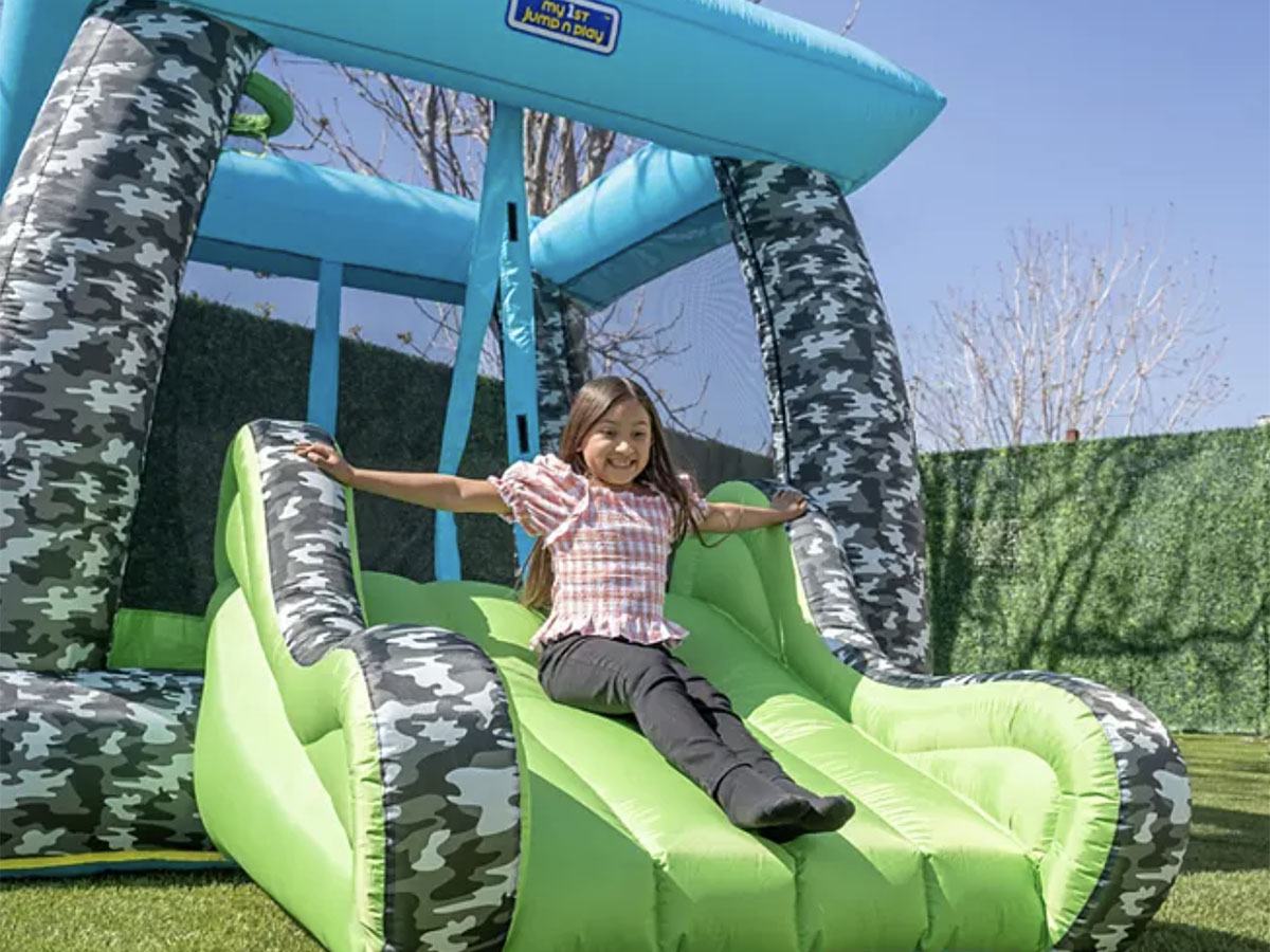Inflatable Bounce House w/ Slide Only 129.98 on (Reg