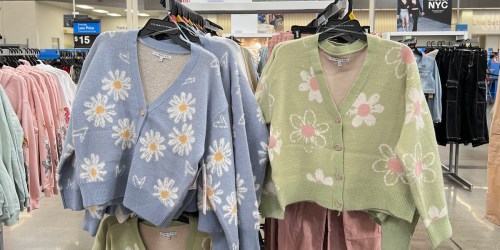 New Walmart Women’s Floral Cardigans Only $19.50 & Pink Sweaters ONLY $10!