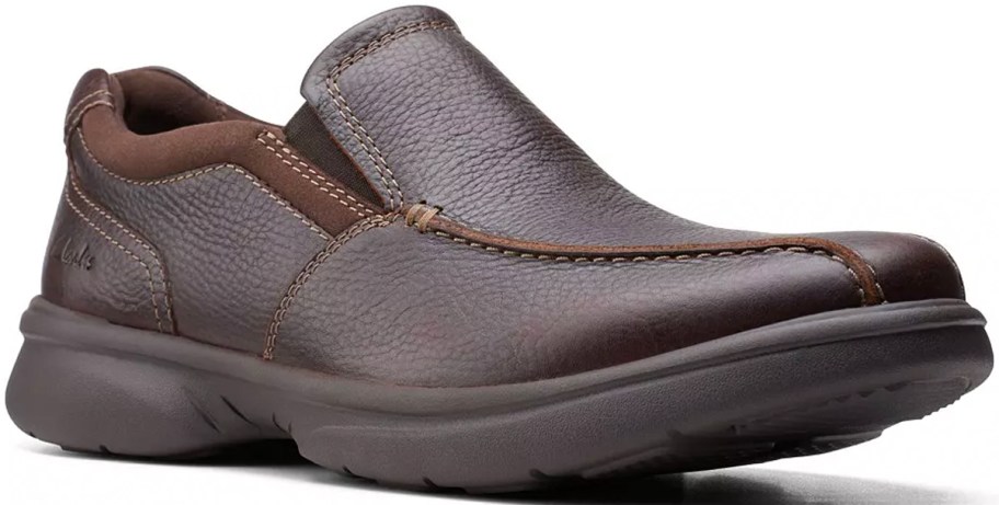 brown clarks shoe