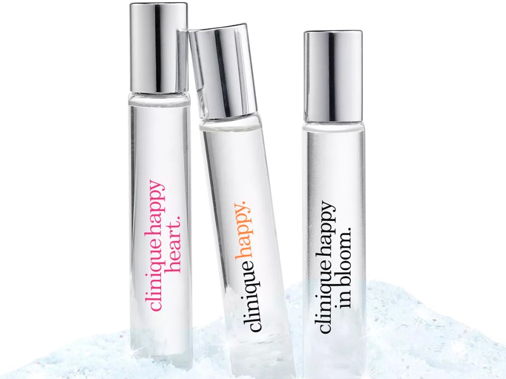 three clinique happy fragrance sprays 