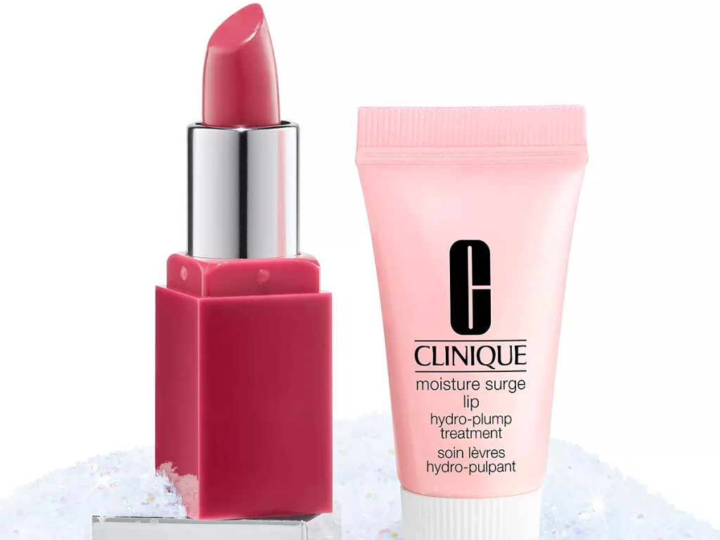clinique lipstick and lip hydro-plump treatment