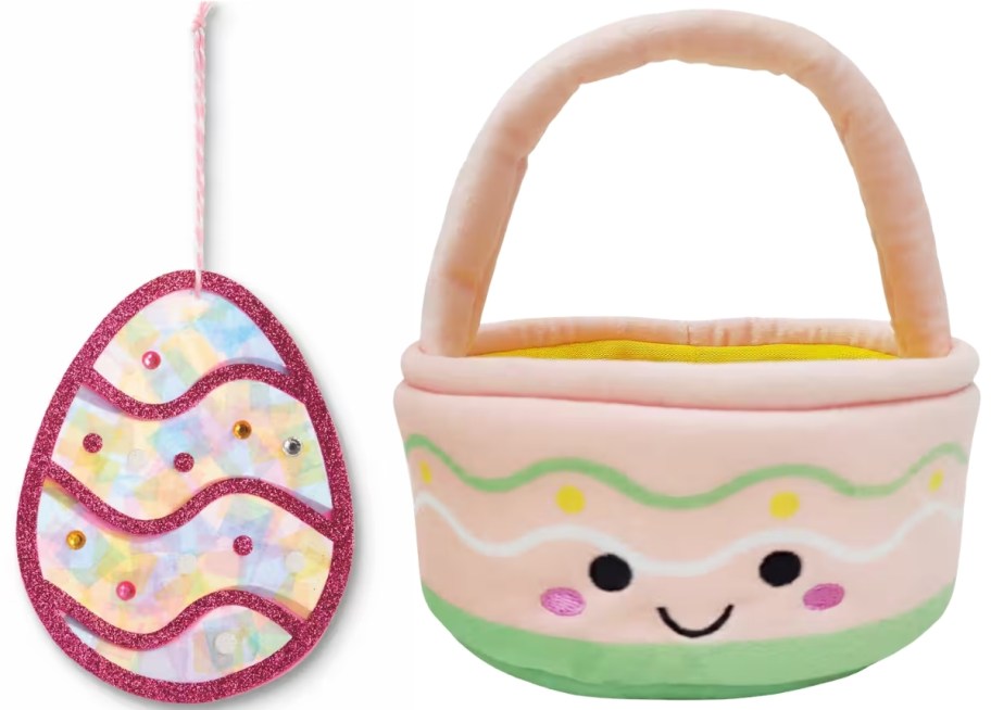 kids craft kit and easter basket