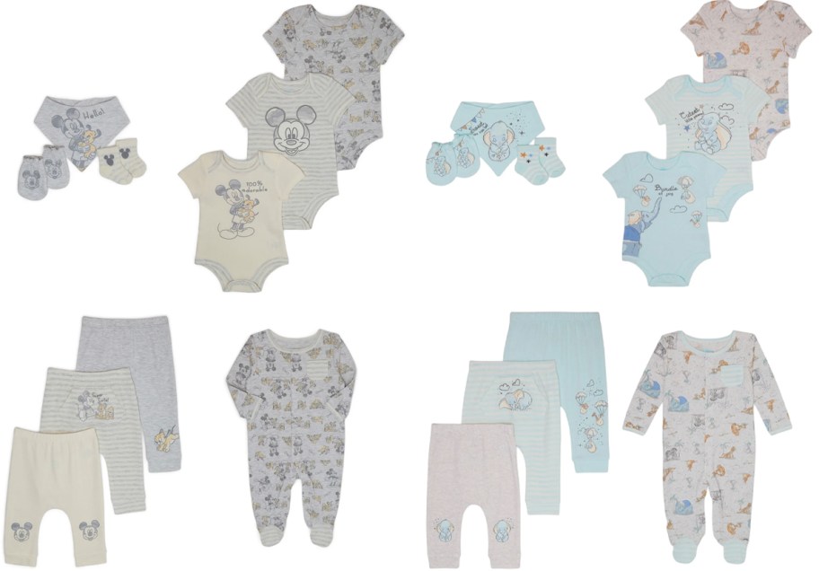 mickey and dumbo 10 piece baby clothing sets