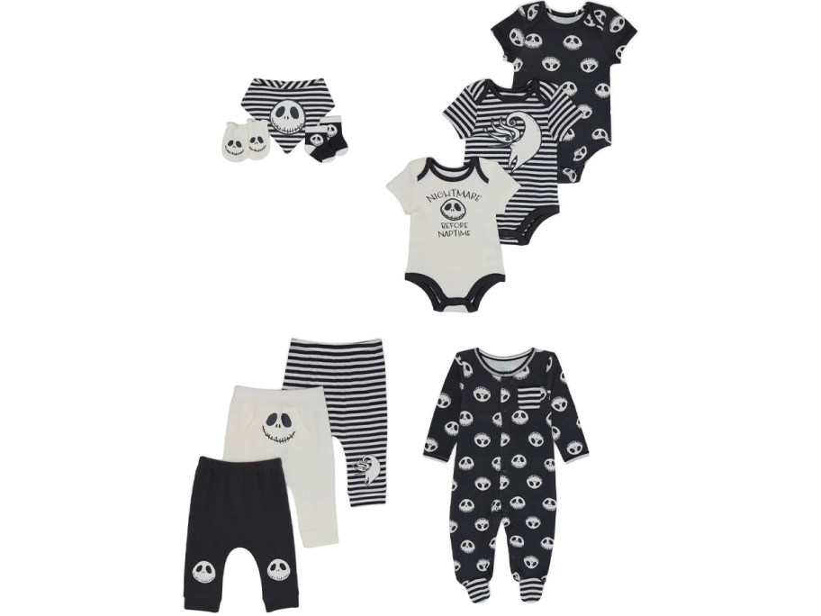 disney nightmare before christmas 10 piece baby clothes set