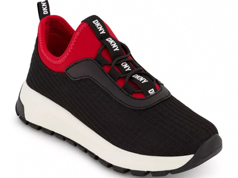 black and red boys dkny shoes