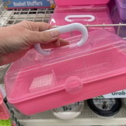 New Glitter Makeup Cases at Dollar Tree: Affordable Caboodles Lookalikes for $1.25!