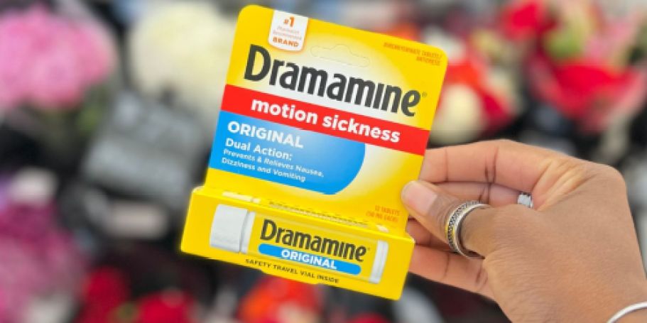 Dramamine Motion Sickness Relief 12-Count Just $2.47 Shipped on Amazon