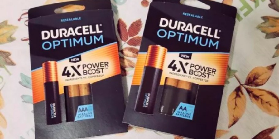Duracell Optimum Batteries from $7.49 Shipped for Prime Members (Reg. $14)