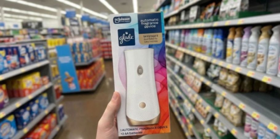 Glade Automatic Fragrance Device Just $1.27 After Walmart Cash (Reg. $8)