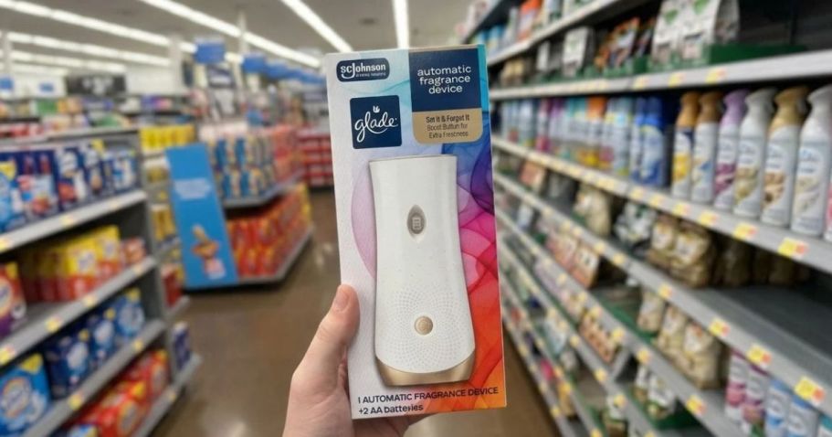 Glade Automatic Fragrance Device Just $1.27 After Walmart Cash (Reg. $8)