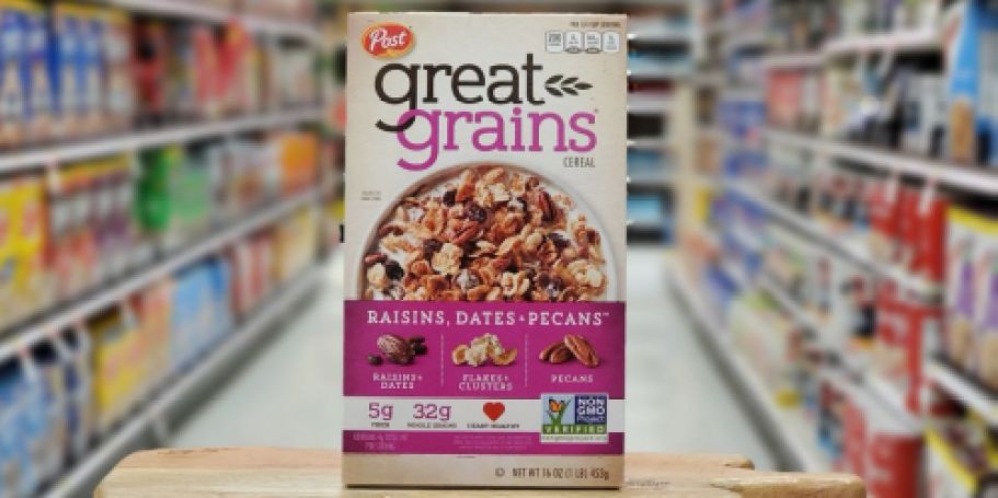 Post Great Grains Raisins Cereal Only $2.69 Shipped on Amazon