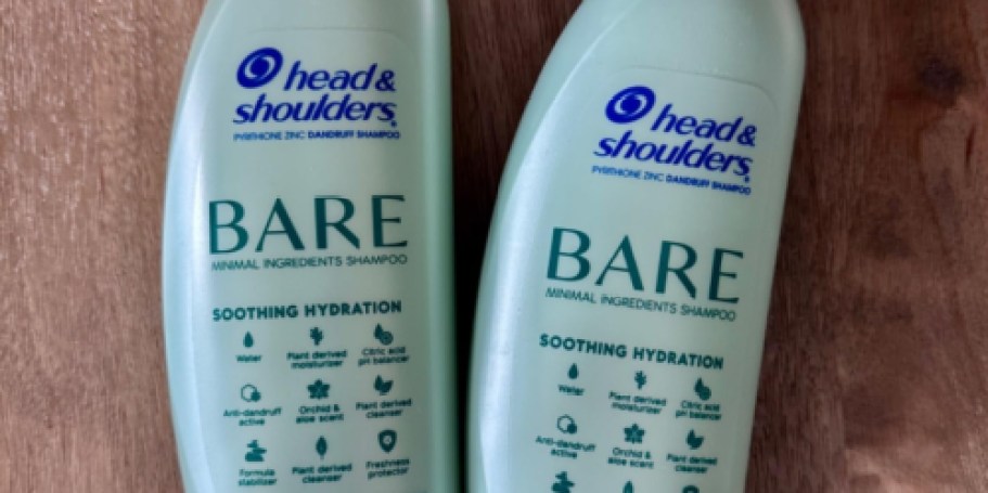 Head & Shoulders BARE Dandruff Shampoo 2-Pack Just $13 Shipped on Amazon