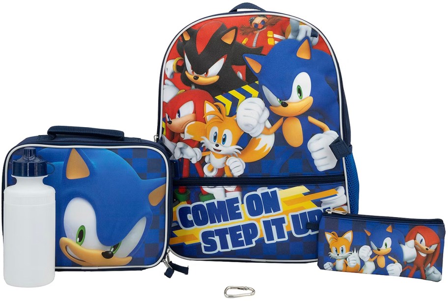 sonic backpack set