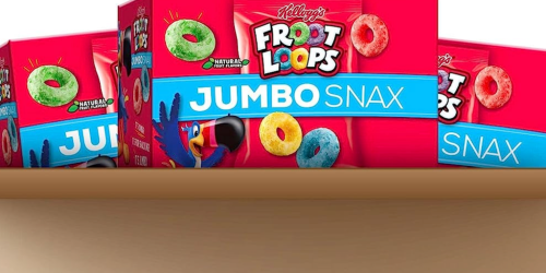 BOGO Kellogg’s Froot Loops Jumbo Snax on Amazon | 96 Bags JUST $6.80 Shipped!