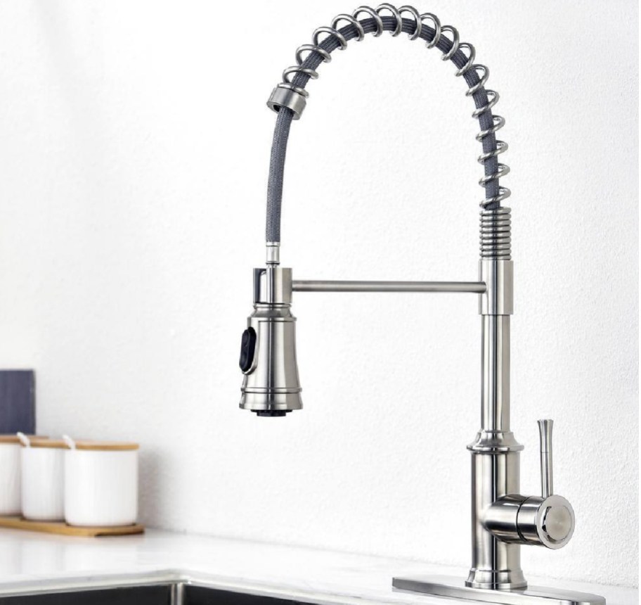 kitchen faucet with removable handle