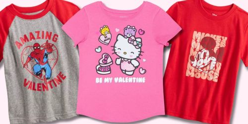 Kohl’s Kids Tees are Perfect for Your Little Valentine & JUST $5.94 Right Now!