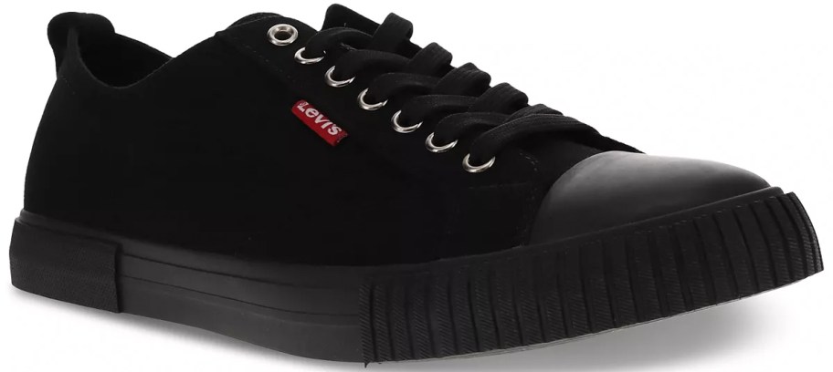 black levis canvas shoe