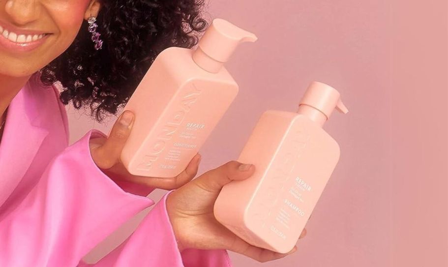 Viral MONDAY Haircare Shampoo & Conditioner Sets Just $9.49 Shipped on Amazon – Only $4.75 Each!