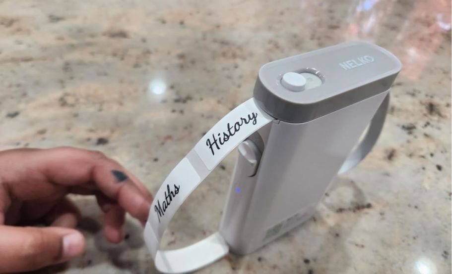 Mini Portable Bluetooth Label Maker Only $12.78 on Amazon (Regularly $40)
