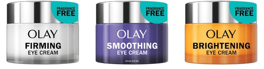 three olay eye creams