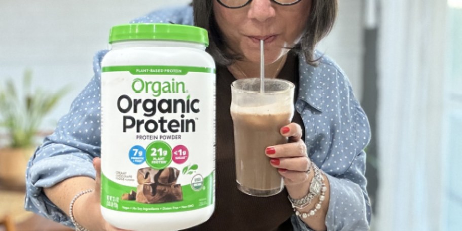 WOW! Orgain Protein Powder 2lb Tub Only $15.75 Shipped on Amazon (Reg. $34)